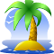 Остров с пальмой